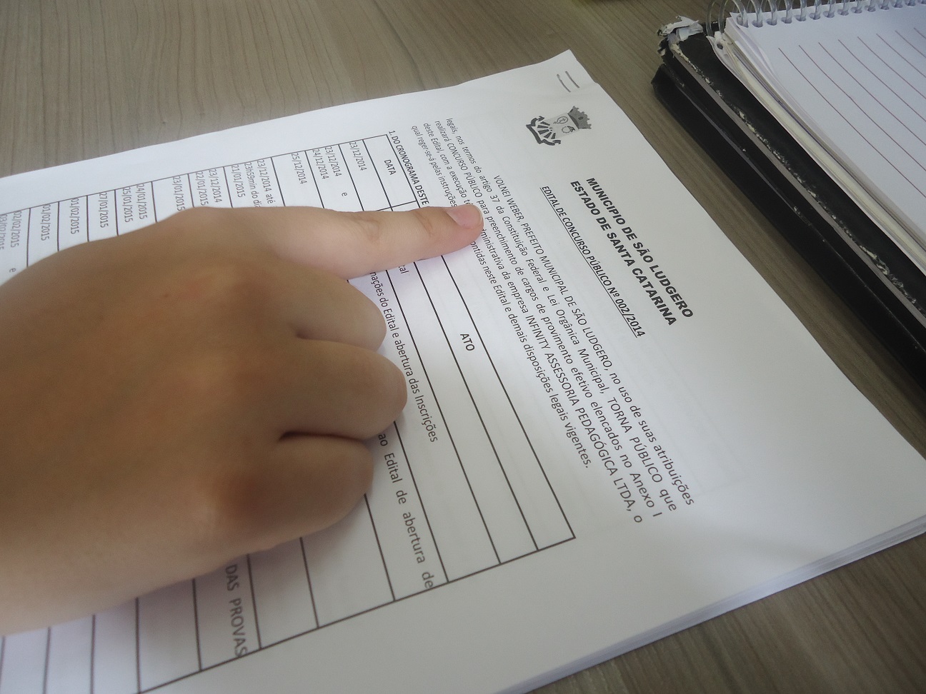 Inscrições para Concurso Público vão até dia 21 de janeiro