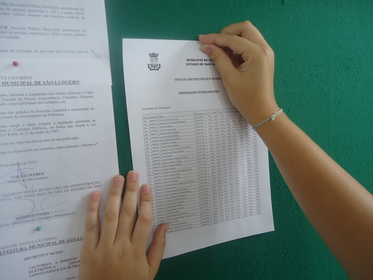 Saiu resultado final do Concurso Público Nº 001/2014 destinando vagas para o setor da Educação