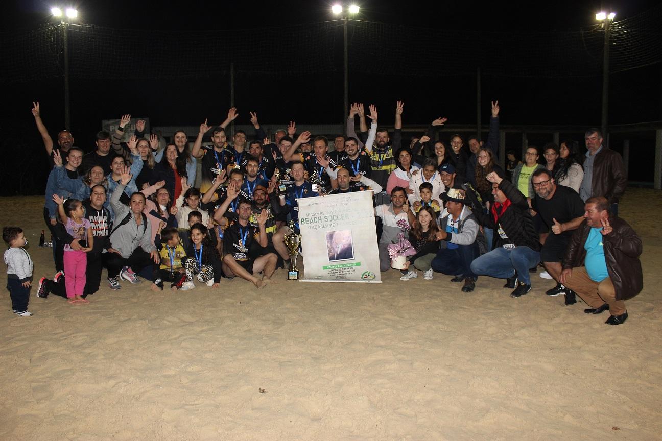 Um total de 11 equipes disputarão o 12º Campeonato Municipal de Beach Soccer 2023
