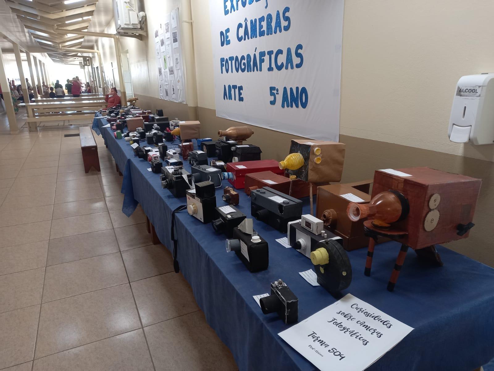 História da fotografia é tema estudado pelos alunos do Centro Educacional Professor Henrique Buss