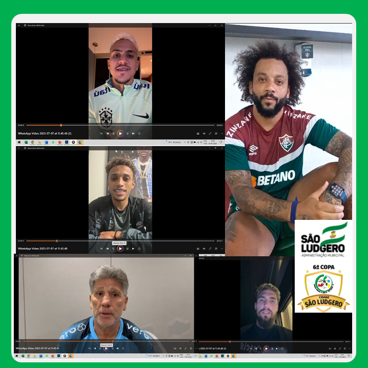 6ª Copa São Ludgero recebe mensagens de boa sorte de craques do futebol nacional e internacional