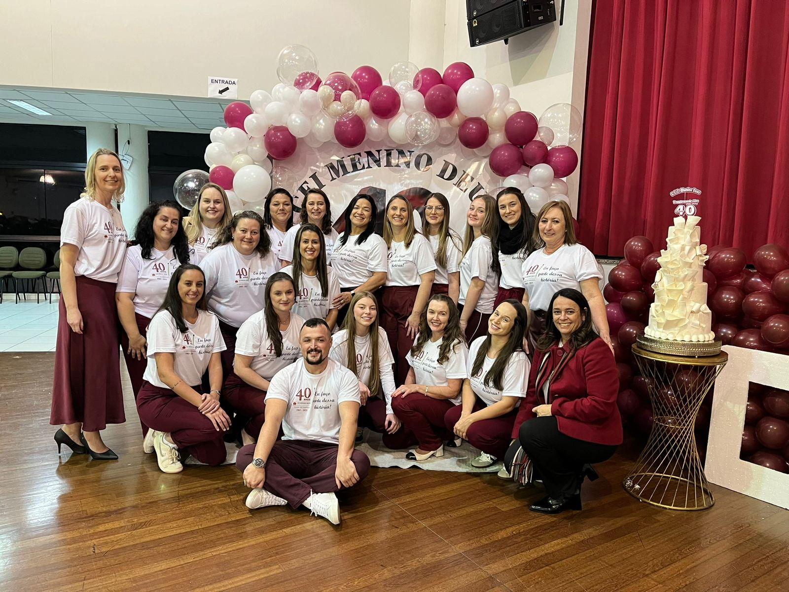 CEI Menino Deus celebra 40 anos de dedicação à educação