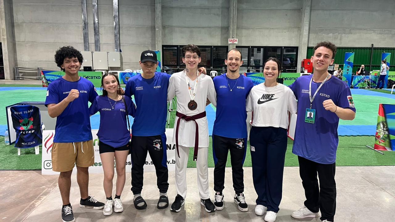 São Ludgero conquista medalha histórica no Taekwondo nos JASC 2025