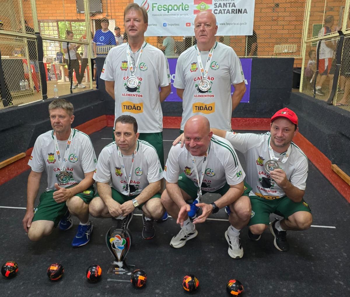 SÃO LUDGERO CONQUISTA VICE-CAMPEONATO NA BOCHA MASCULINA NOS JASC 2025
